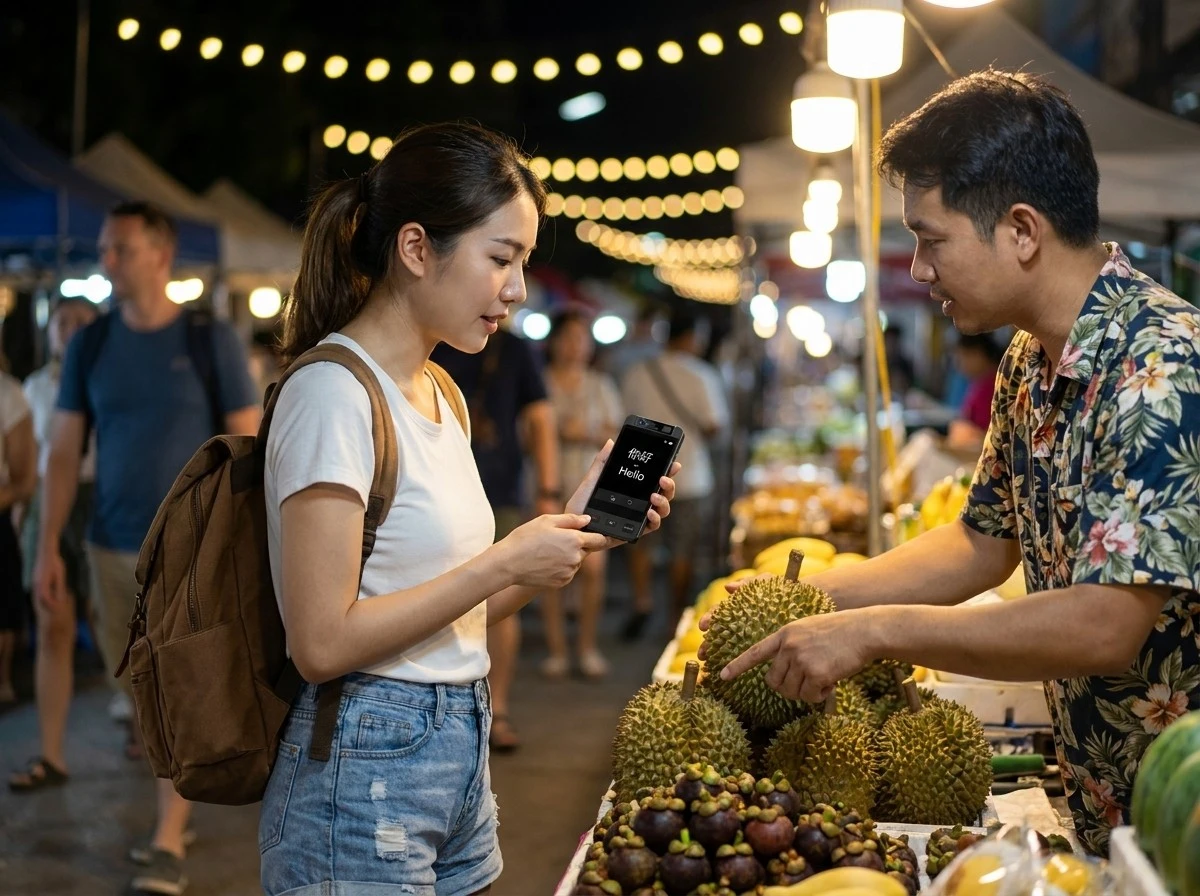 Translator for night market Translator for night market